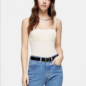 TOPSHOP Creme Bodysuit